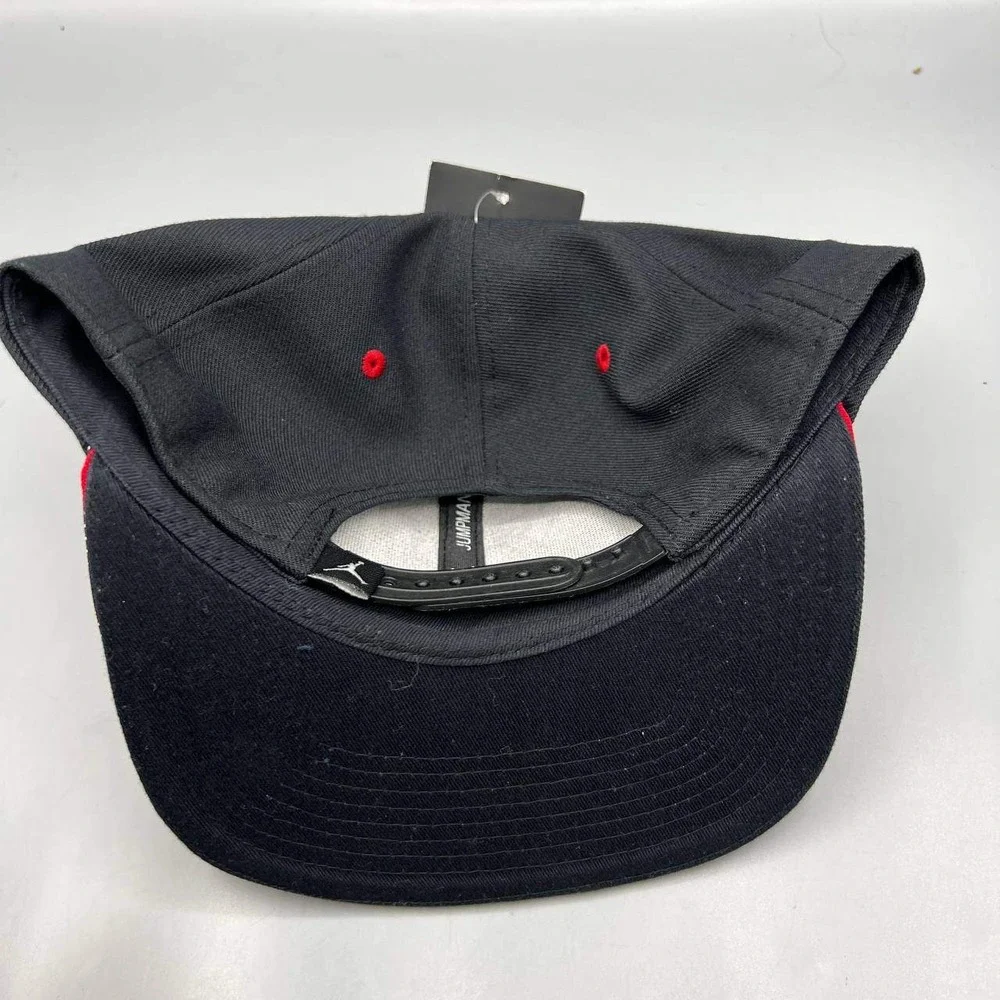 Air Jordan 13 XIII Bred Hat Men Black Embroidered Jumpman Snap Back Cap New‎